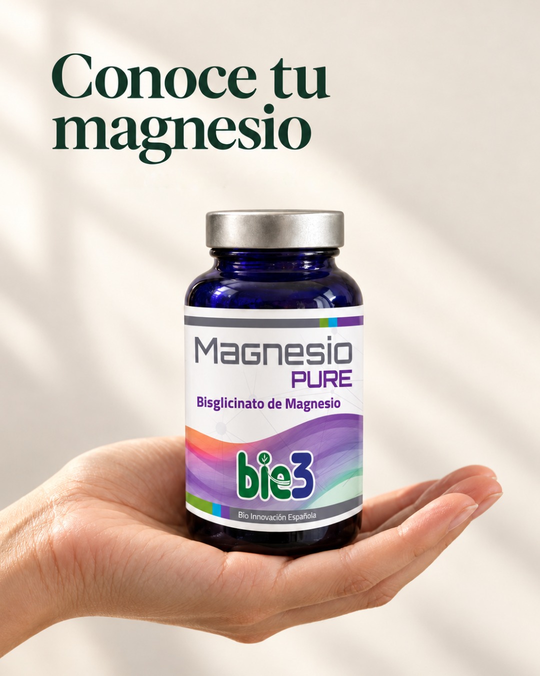 ¿Sabías que tu cuerpo no absorbe de la misma manera todos los tipos de magnesio? 

Si buscas resultados, la forma en la que se presenta el mineral lo es todo. 

El magnesio es clave porque contribuye: 

⚡ Al metabolismo energético normal
📉 A disminuir el cansancio y la fatiga
💪 Al funcionamiento normal de los músculos

En bie3 Magnesio PURE lo encontrarás en forma de bisglicinato. 

¿Qué ventaja tiene esto?

Que garantiza una máxima absorción y una excelente tolerancia digestiva.

Consulta en tu farmacia de confianza si es el aliado adecuado para ti. 💚

#bie3 #bio3 #Magnesio #BisglicinatoDeMagnesio #bisglicinato  #SaludYBienestar #Farmacia
