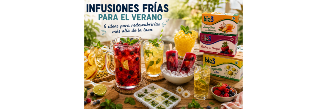 Infusiones frías para el verano